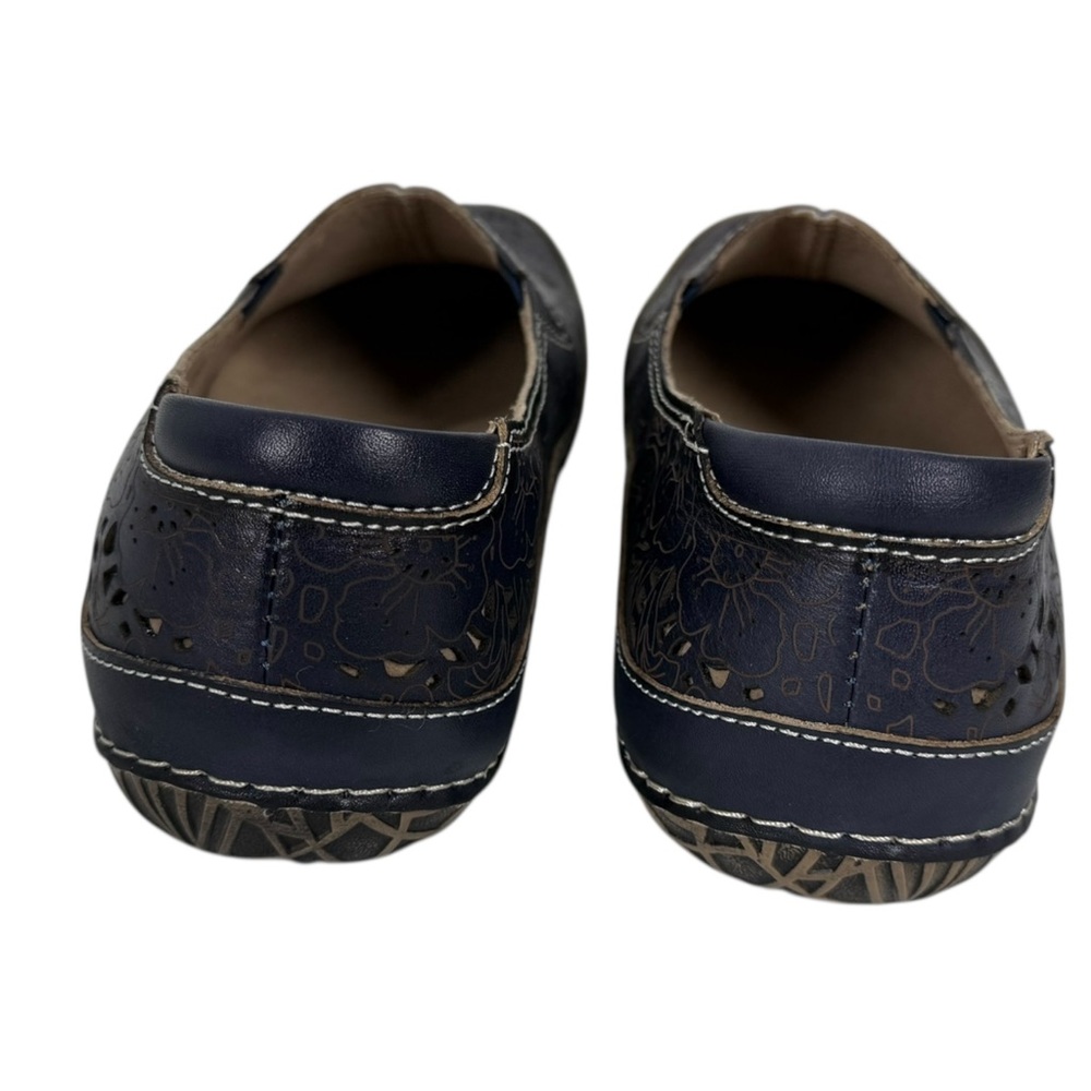 L'artiste Libora Eu 38 Size Us 7.5 -8 Comfort Shoes Navy Loafers Spring Step Euc View 6